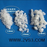 耐火材料用一级白刚玉电熔氧化铝段砂0-1-3-5-8mm_图片