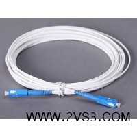 SC-UPC皮线跳线 单芯单模皮线光纤跳线生产厂家_图片