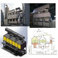 通用环保设备催化燃烧 整套废气处理设备定制_图片
